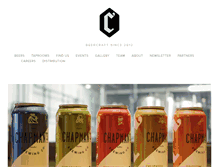 Tablet Screenshot of chapmansbrewing.com